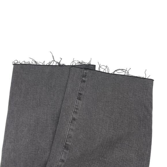 Madewell Stovepipe Straight Slim Leg Charcoal Black High Rise Size 25 - Picture 4 of 9